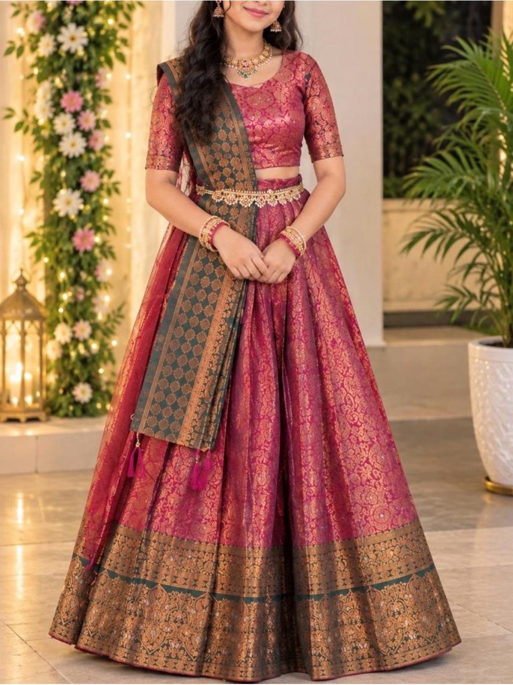 Beautiful Indian lehenga/half saree